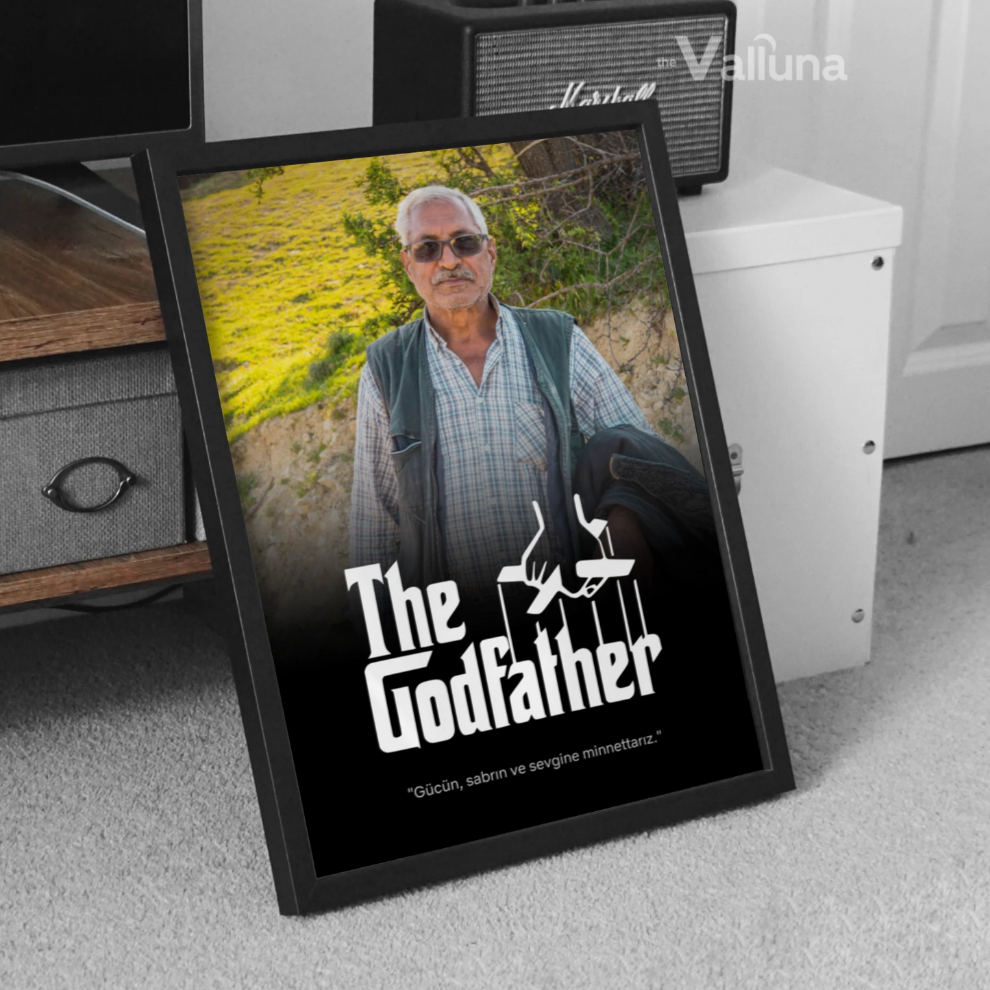 The Godfather temalı Baba | Çerçeveli Poster
