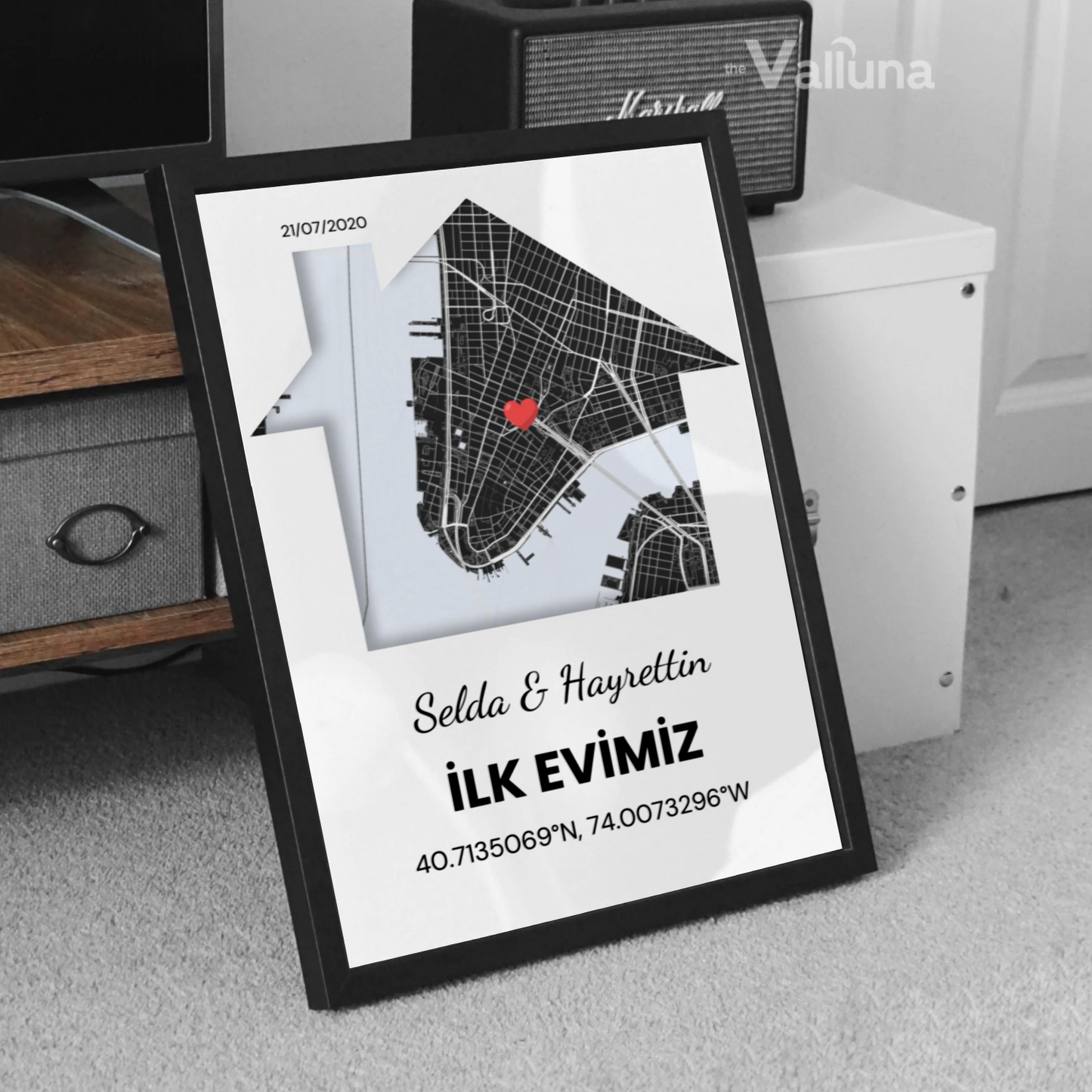 Seninle ilk evimiz | Çerçeveli Poster