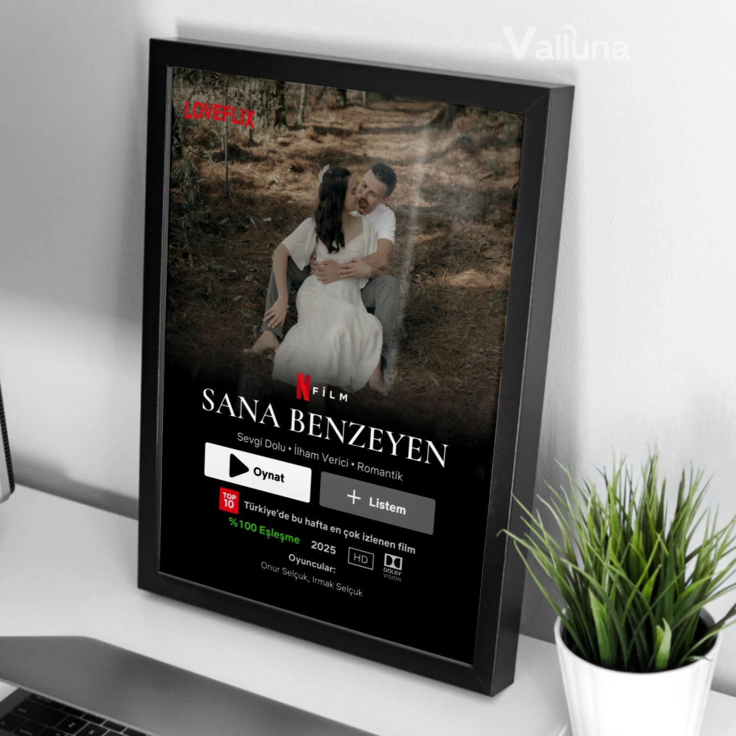 Sevgiliye özel Netflix filmi | Çerçeveli Poster