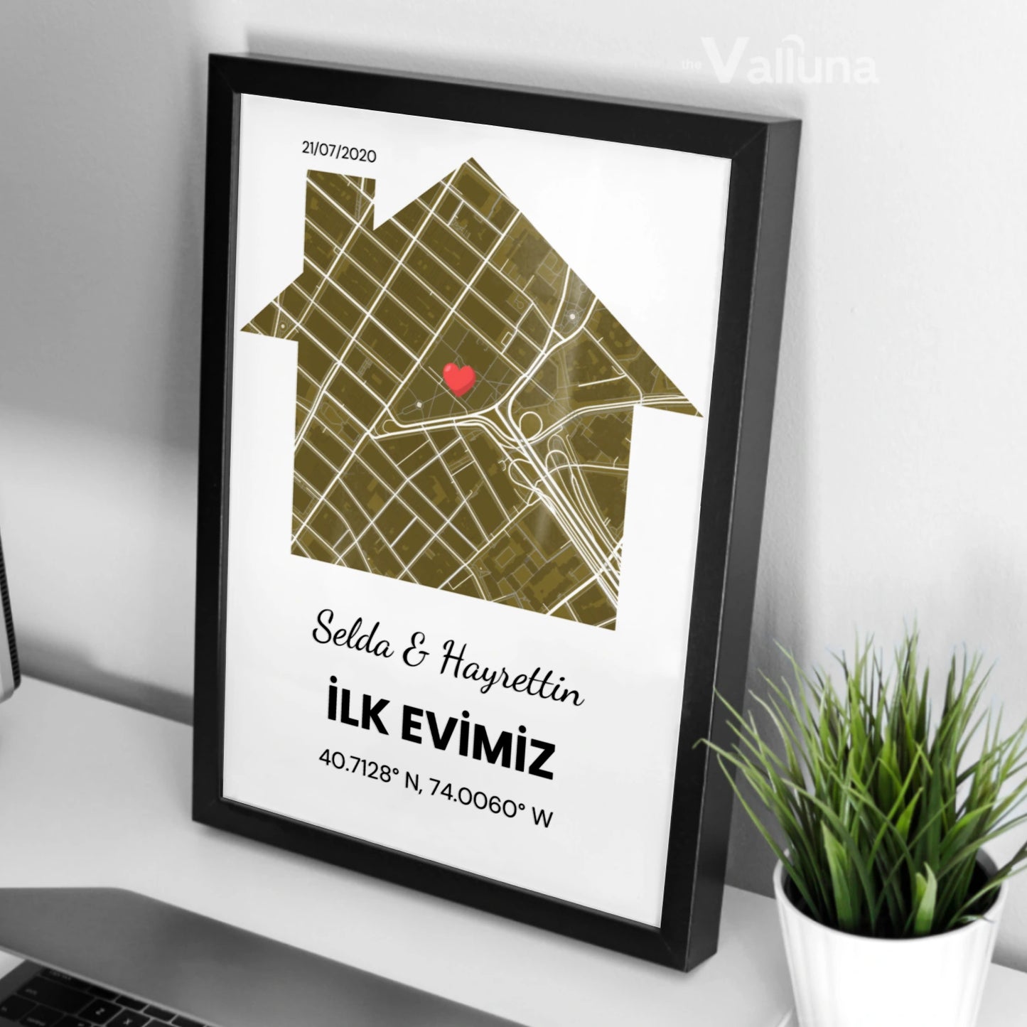 Seninle ilk evimiz | Çerçeveli Poster