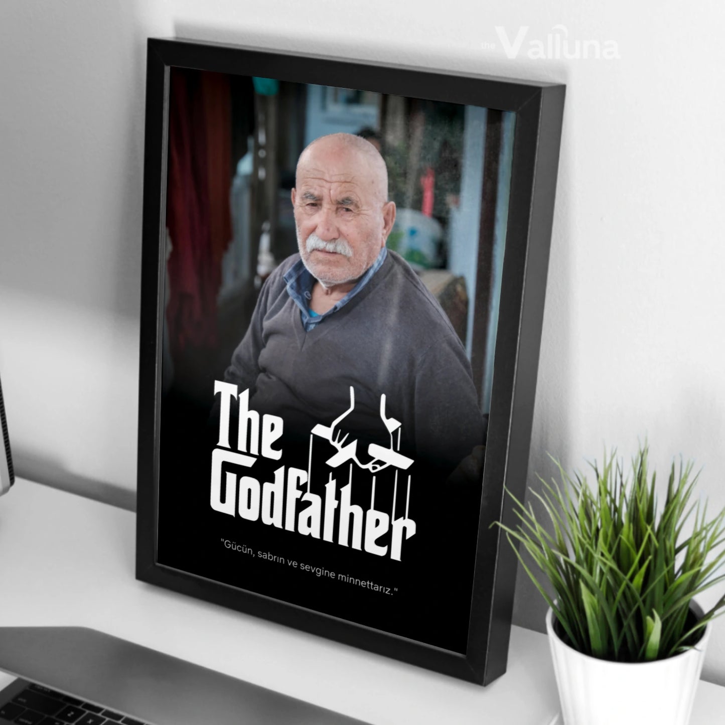 The Godfather temalı Baba | Çerçeveli Poster