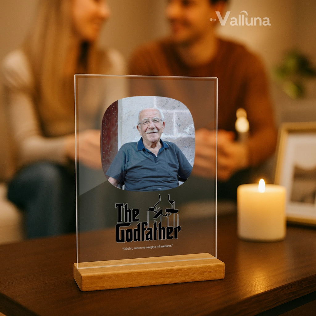 The Godfather temalı Baba | Pleksi Plak