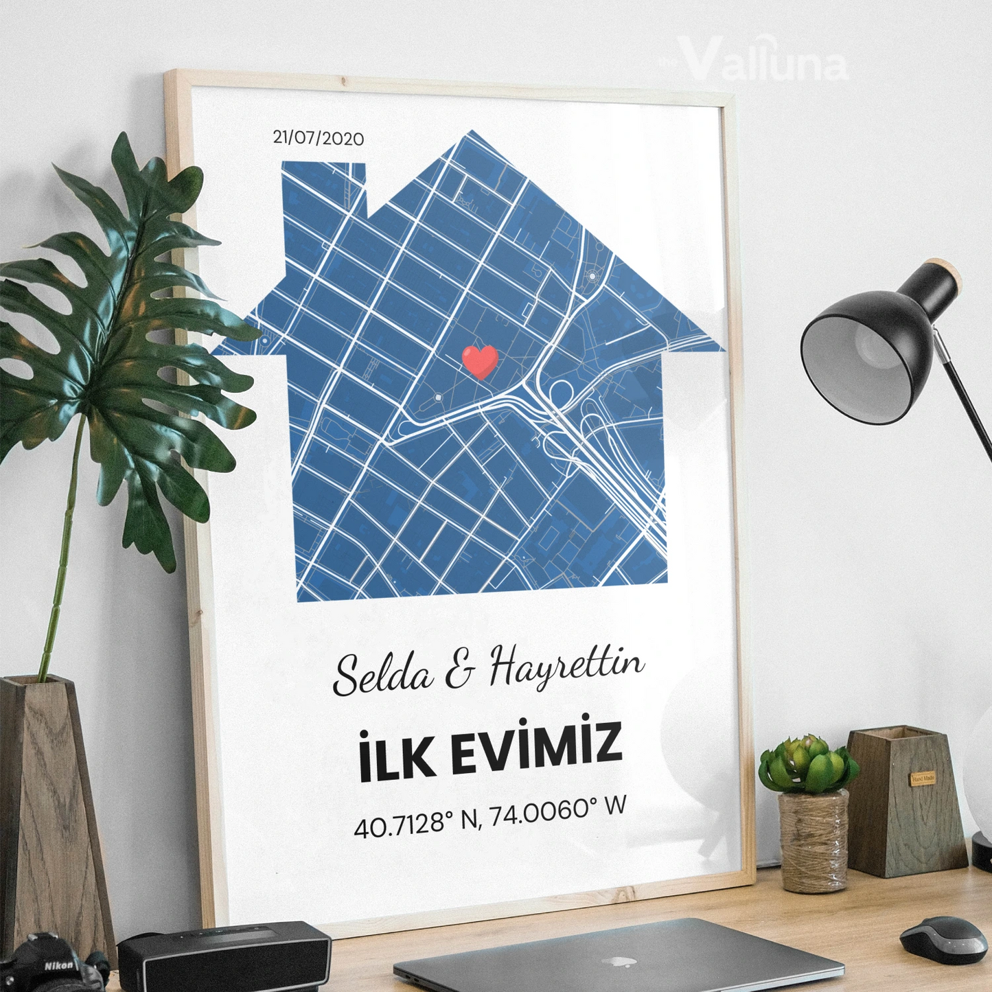 Seninle ilk evimiz | Çerçeveli Poster
