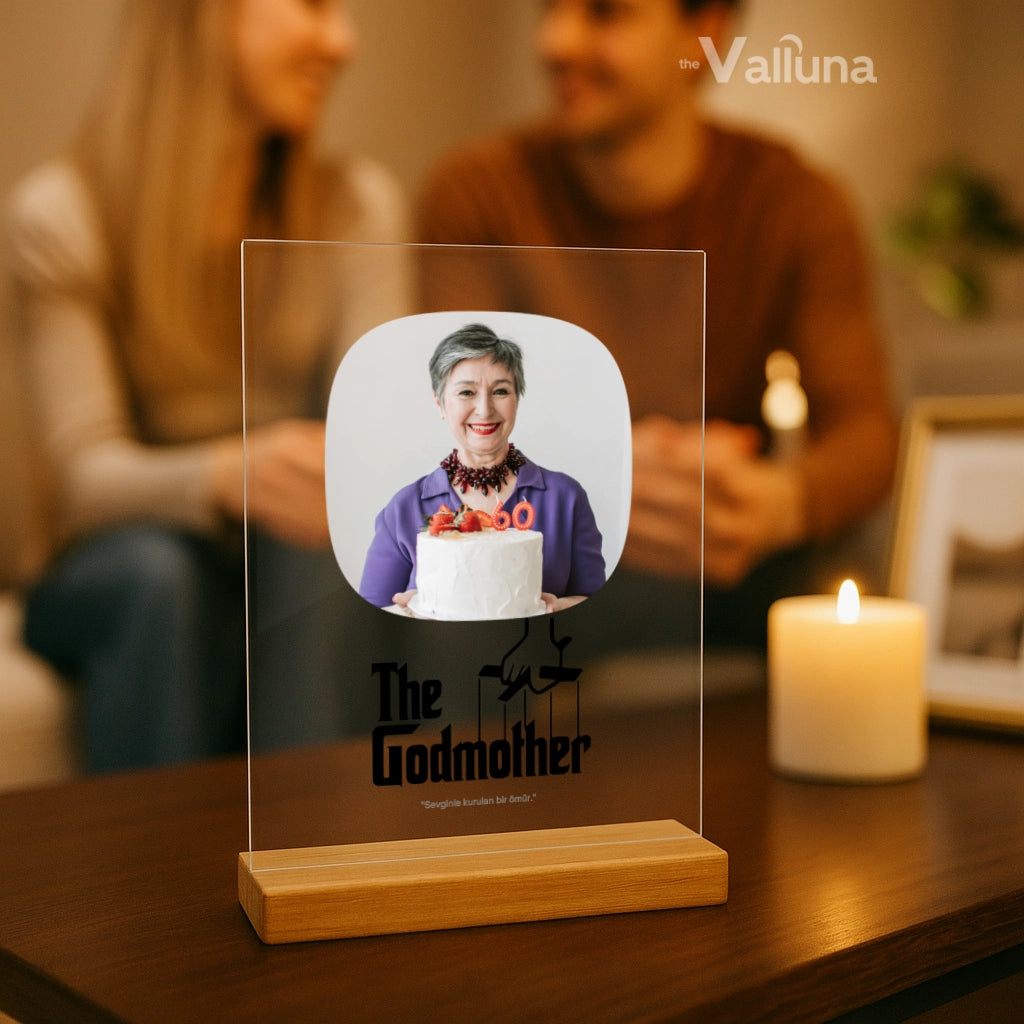 The Godmother temalı Anne | Pleksi Plak