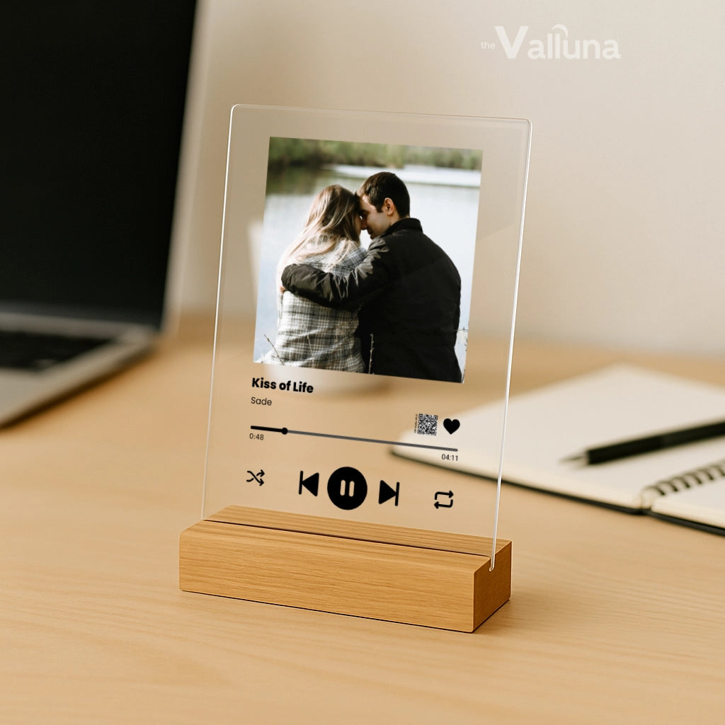 Kişiye özel Spotify Plağı ve QR kodu | Pleksi Plak