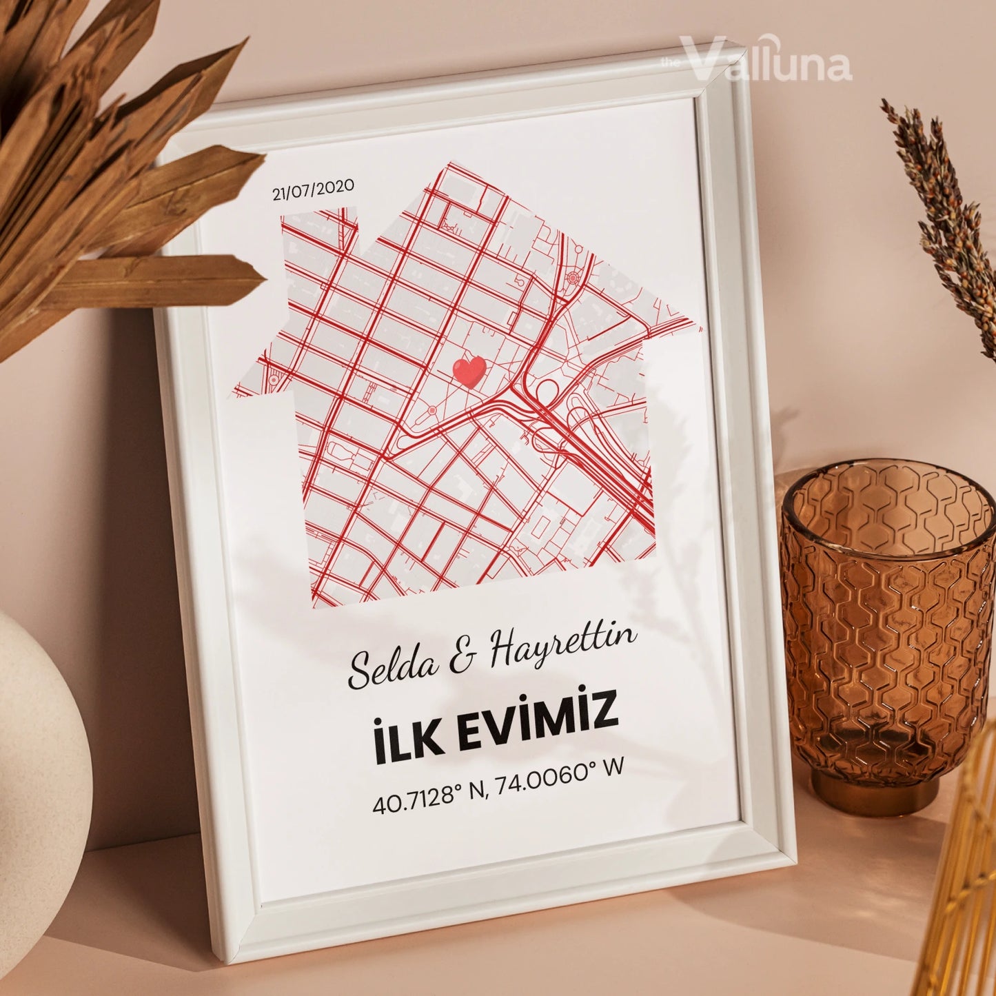 Seninle ilk evimiz | Çerçeveli Poster