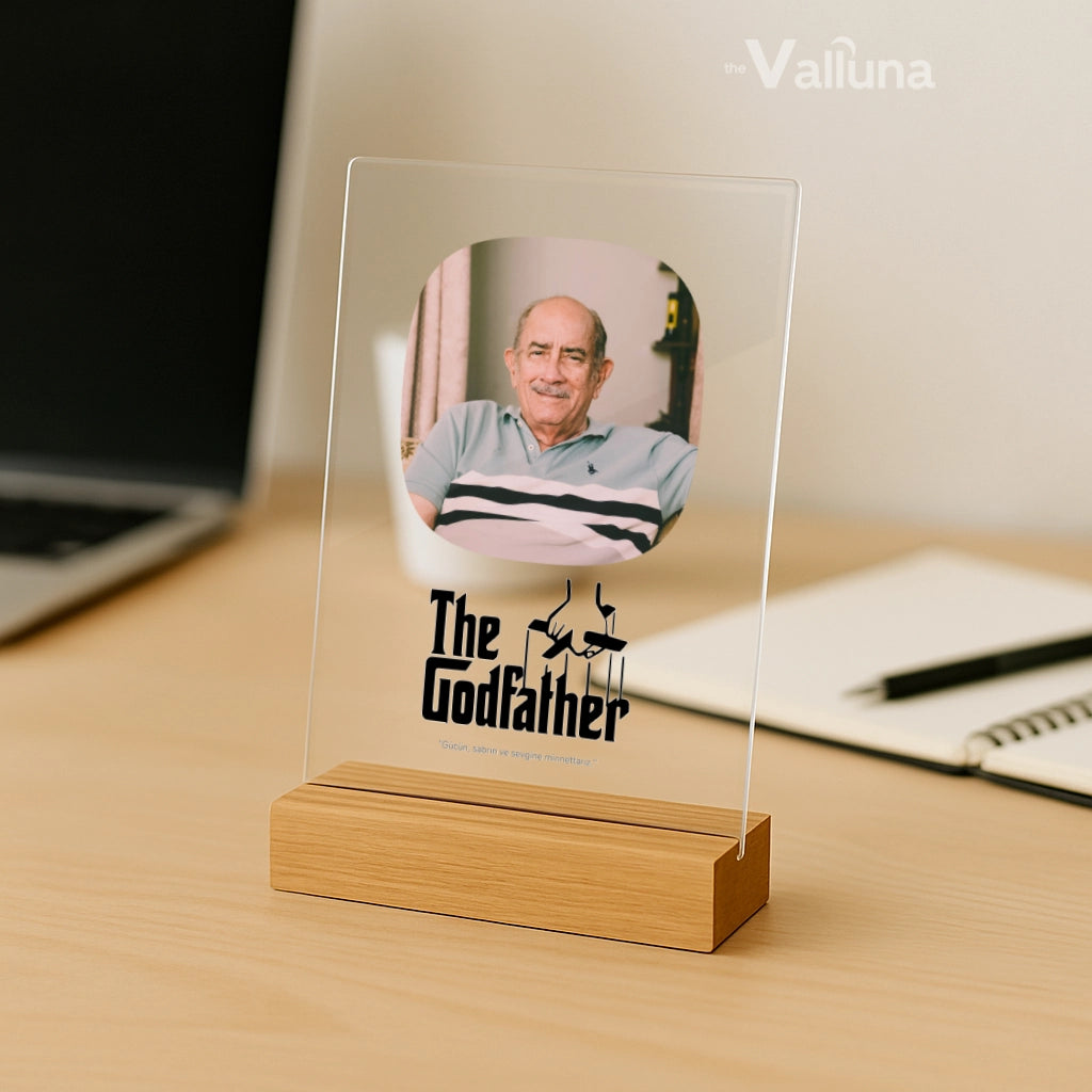 The Godfather temalı Baba | Pleksi Plak