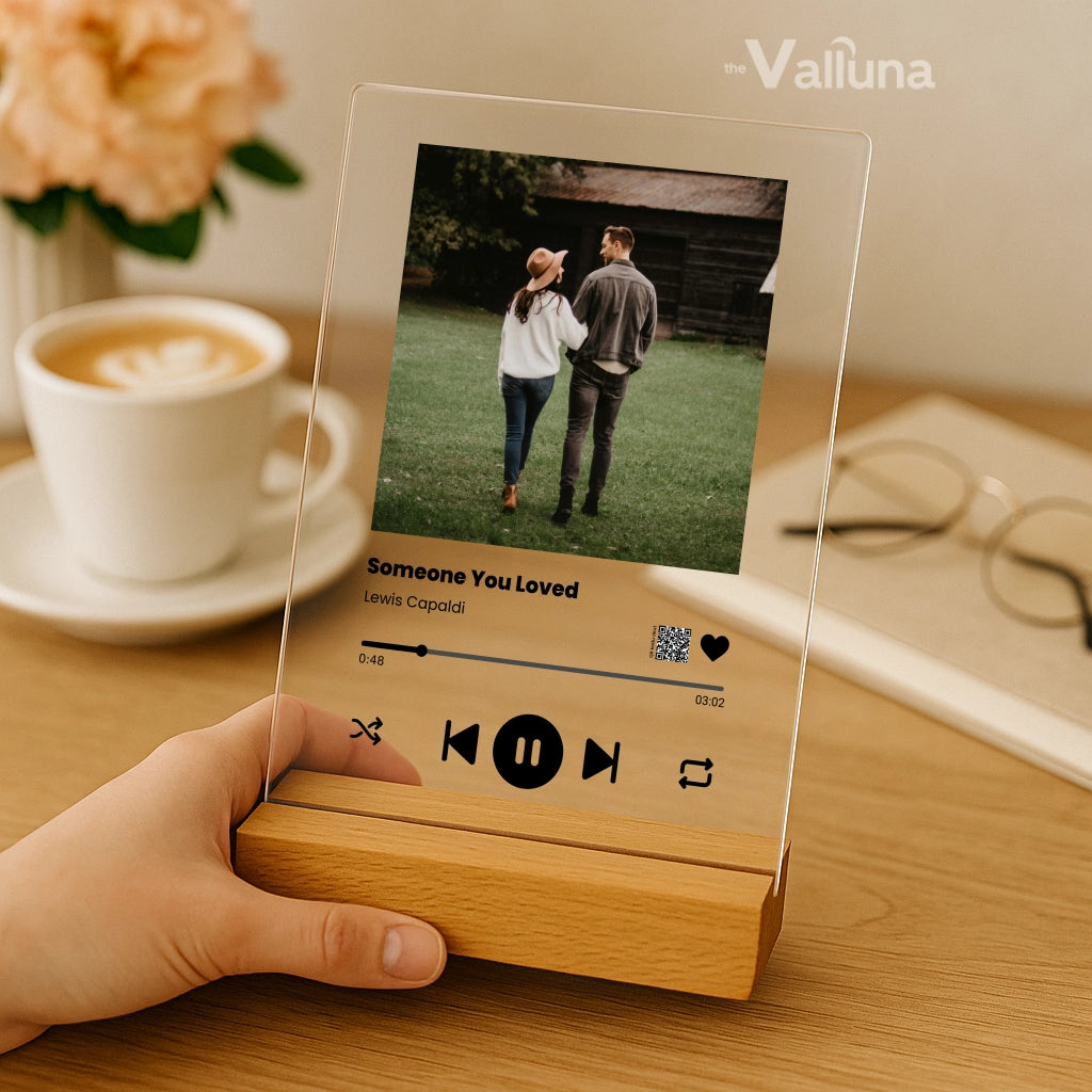 Kişiye özel Spotify Plağı ve QR kodu | Pleksi Plak