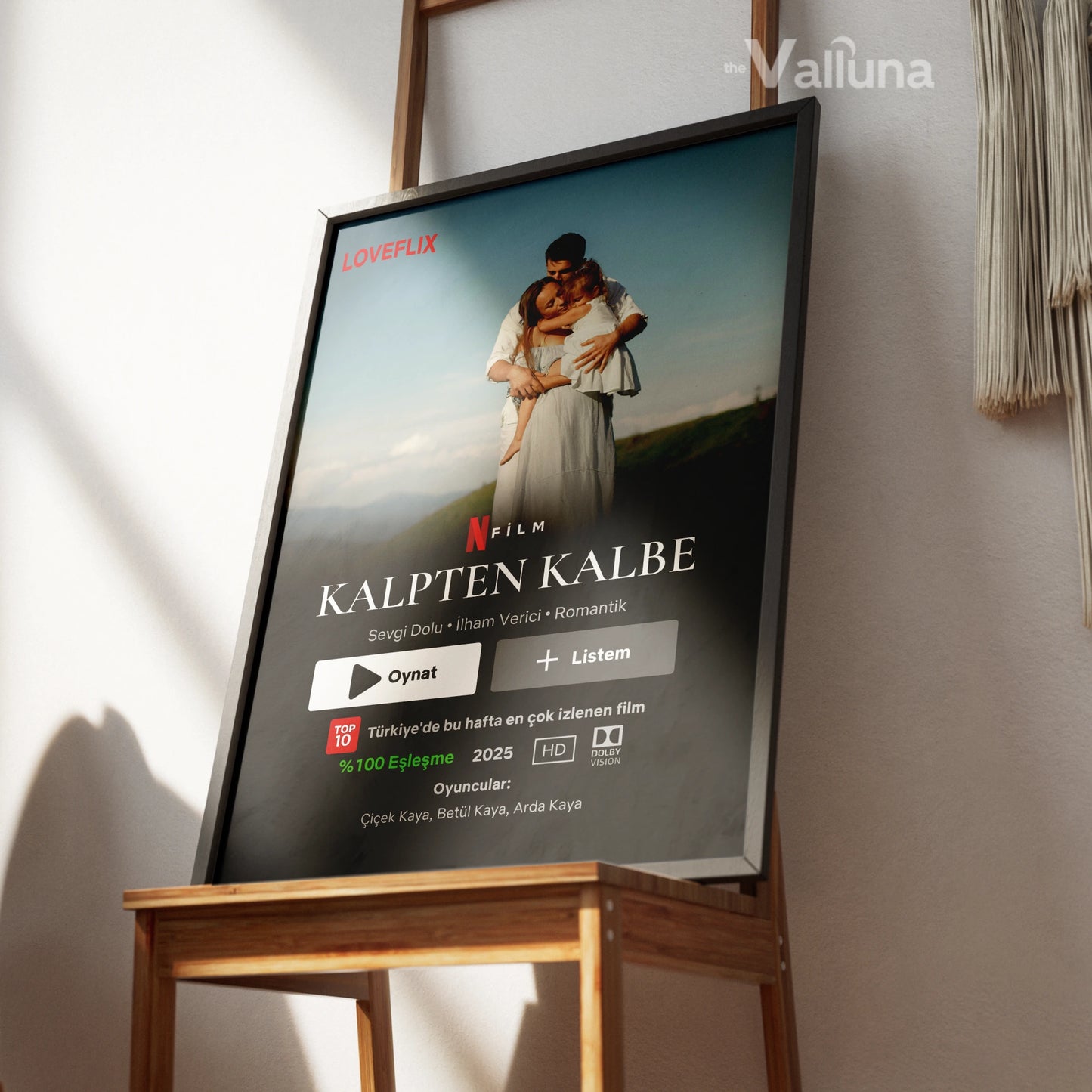 Sevgiliye özel Netflix filmi | Çerçeveli Poster