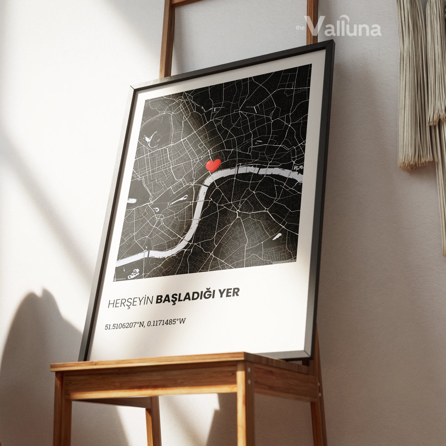 Seni ilk gördüğüm yer | Çerçeveli Poster
