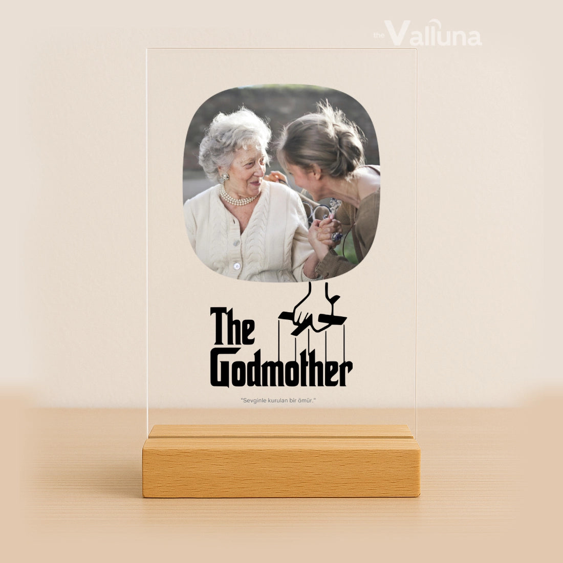 The Godmother temalı Anne | Pleksi Plak