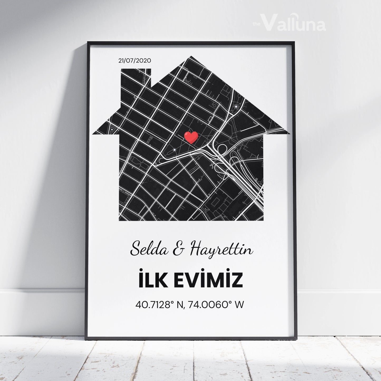 Seninle ilk evimiz | Çerçeveli Poster