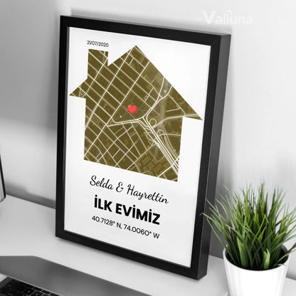 Seninle ilk evimiz | Çerçeveli Poster