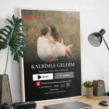Sevgiliye özel Netflix filmi | Çerçeveli Poster