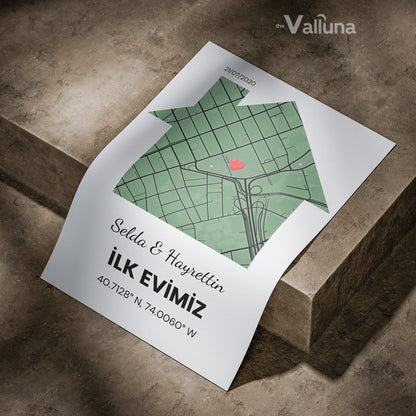 Seninle ilk evimiz | Çerçeveli Poster