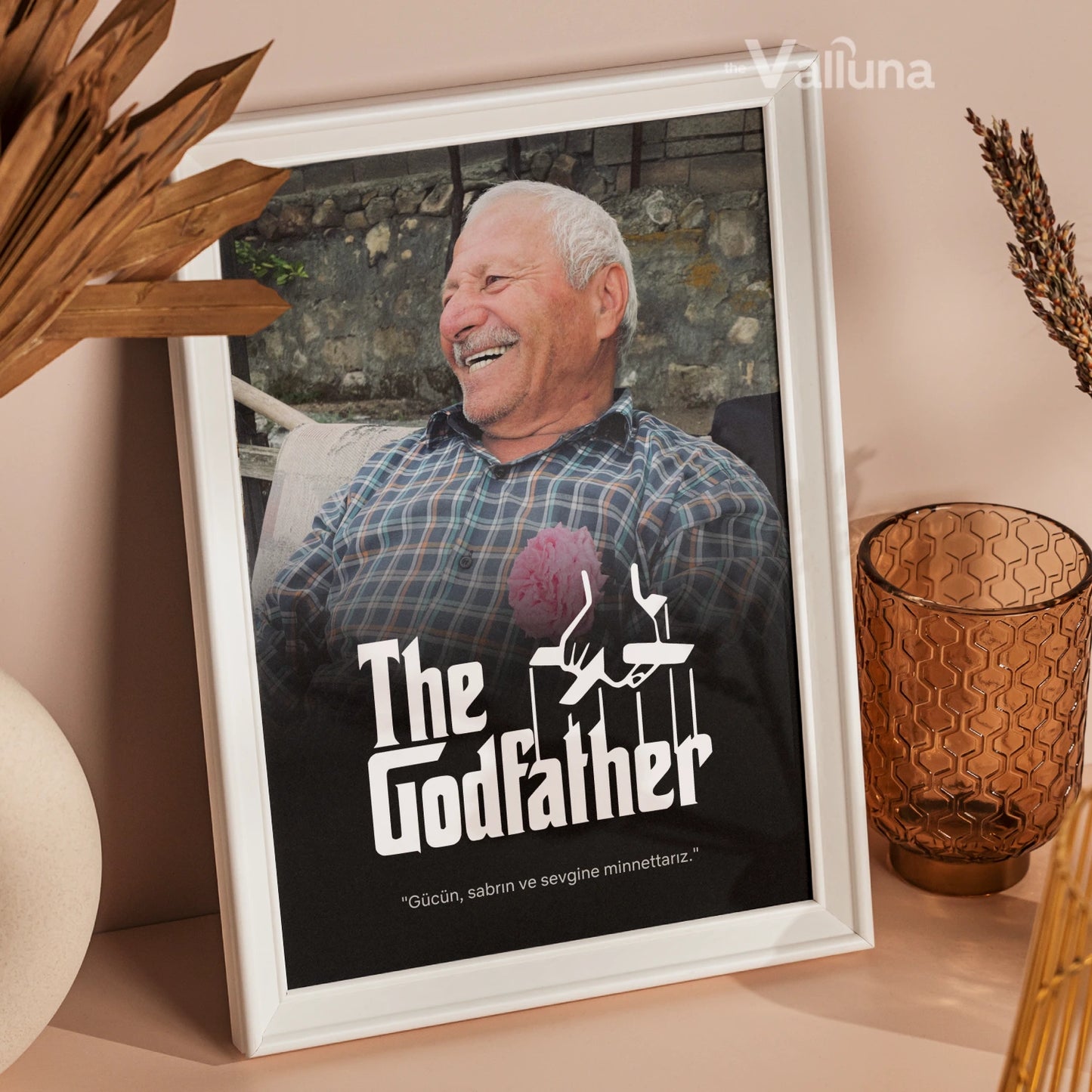 The Godfather temalı Baba | Çerçeveli Poster