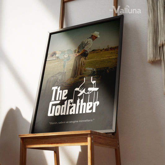 The Godfather temalı Baba | Çerçeveli Poster