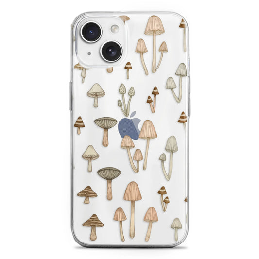 Muddy Mushrooms - Şeffaf Telefon Kılıfı