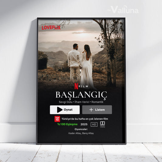 Sevgiliye özel Netflix filmi | Çerçeveli Poster