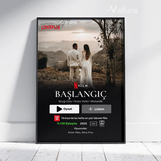 Sevgiliye özel Netflix filmi | Çerçeveli Poster
