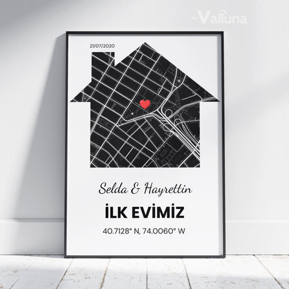 Seninle ilk evimiz | Çerçeveli Poster
