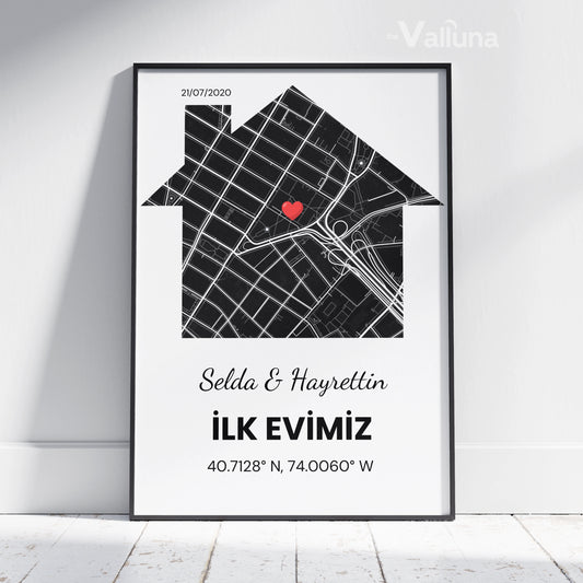 Seninle ilk evimiz | Çerçeveli Poster