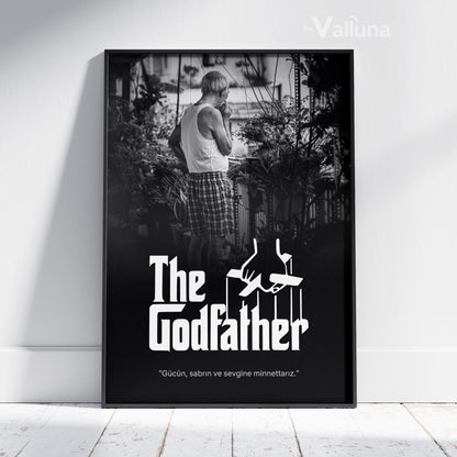 The Godfather temalı Baba | Çerçeveli Poster