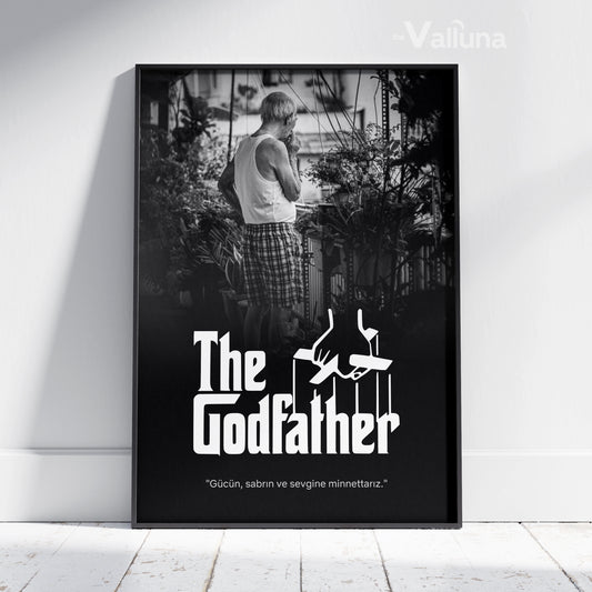 The Godfather temalı Baba | Çerçeveli Poster