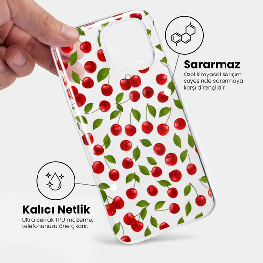 Afternoon Treat - Şeffaf Telefon Kılıfı