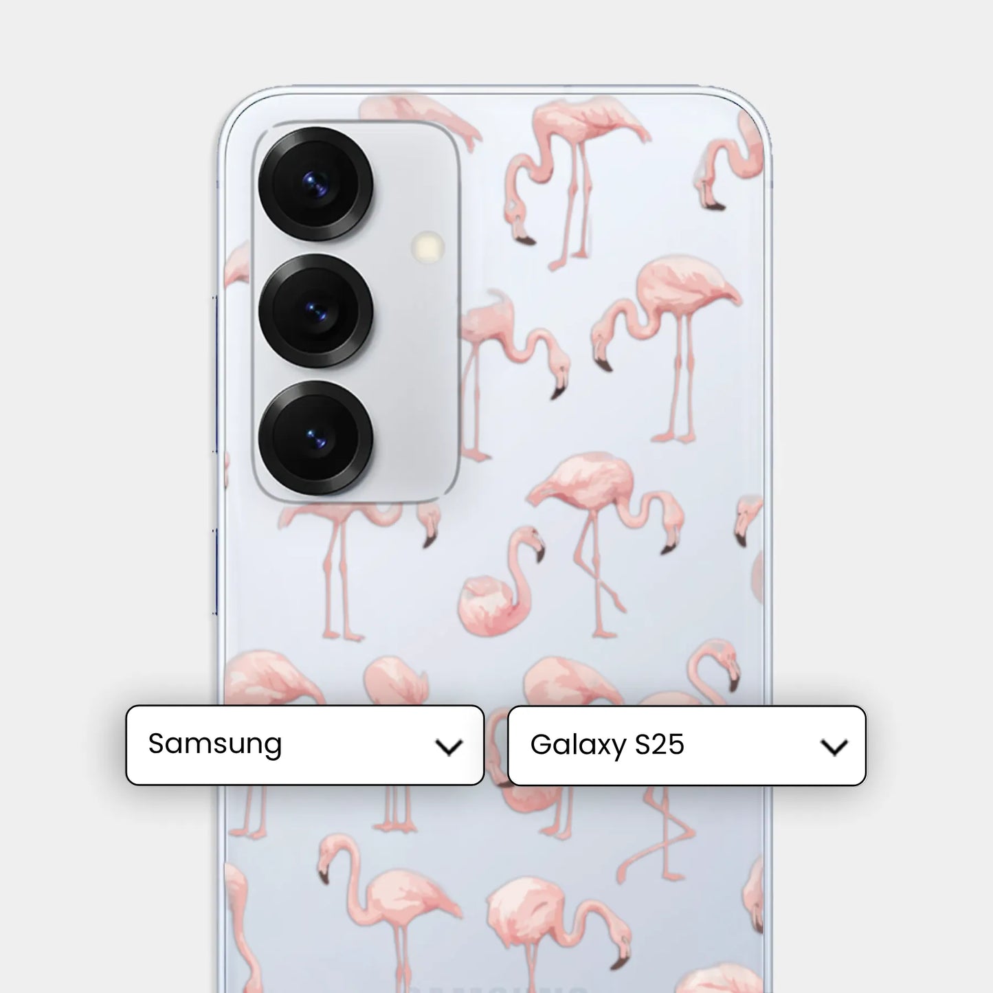 Nostalgic Pink - Şeffaf Telefon Kılıfı