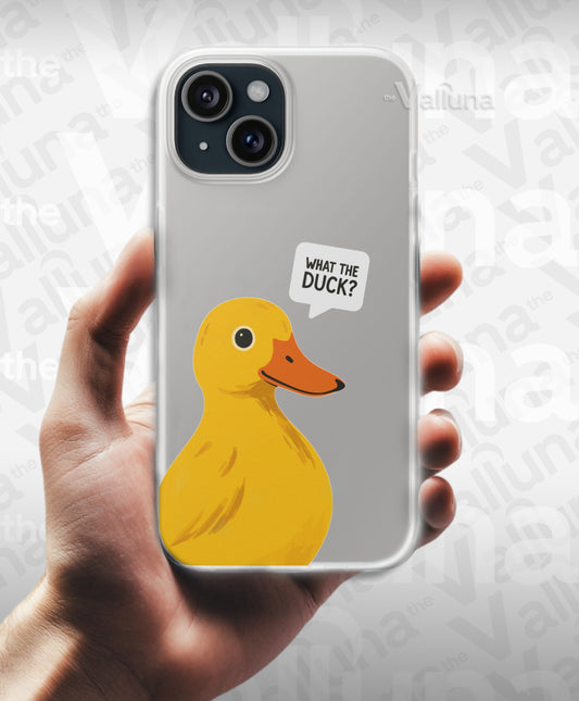 what the DUCK? | Şeffaf Telefon Kılıfı
